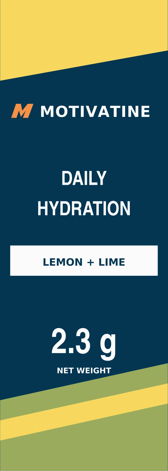 Daily Hydration Lemon-Lime proposed sachet front artwork